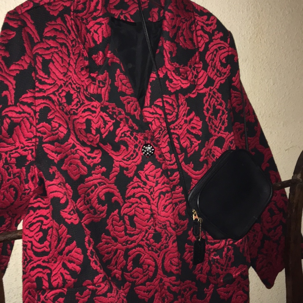 VINTAGE COAT BY BETTY ROSE Brocade Coat